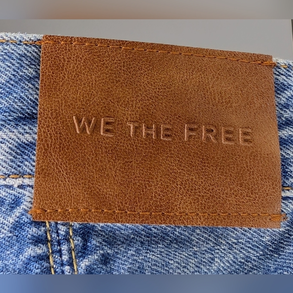 NWT Free People X We The Free Jean Short in Haven Size 24 - Picture 7 of 9